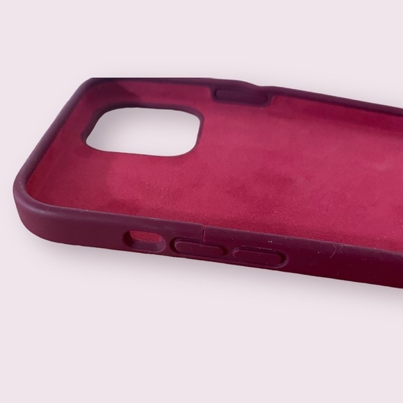 Miracase Maroon Phone Case for iPhone 12 Pro Max - Picture 3 of 4